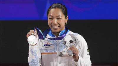 Mirabai Chanu wins maiden Asian Games medal, bags silver in 49kg category | Asian Games 2026 News